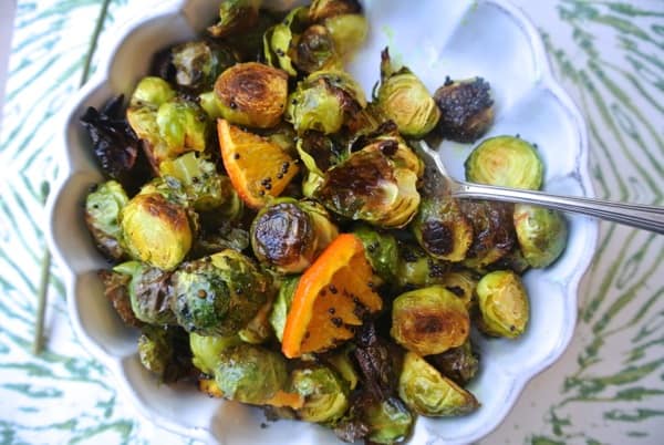 Sukhi’s Holiday Dishes: Roasted Brussels Sprouts With Orange and Shallots