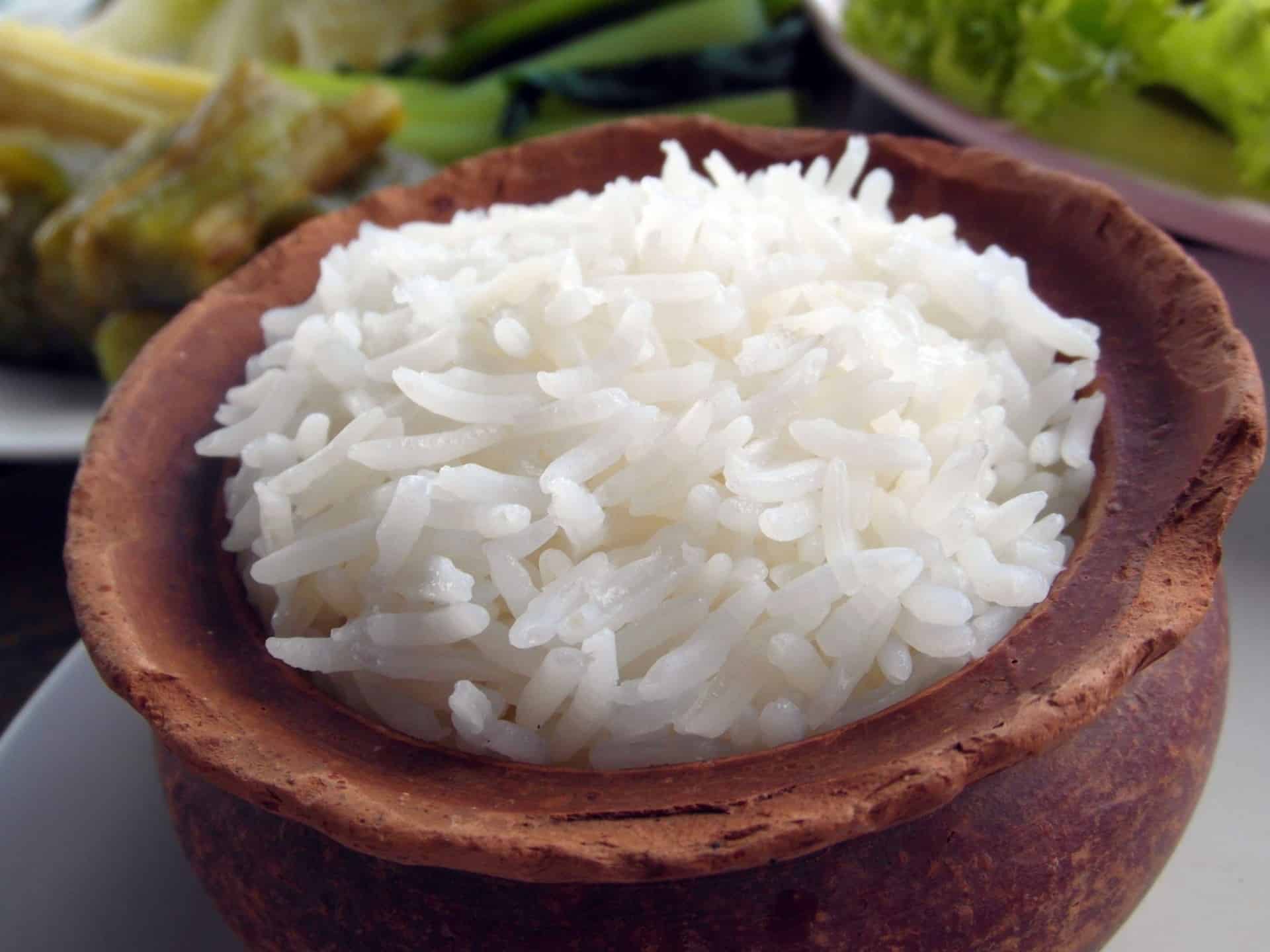 bowl of basmati rice