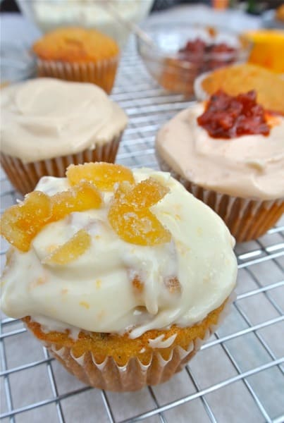 Indian-spiced Carrot Cupcakes with Cream Cheese Frosting
