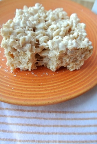 Browned Butter and Sea Salt Rice Krispies Treats