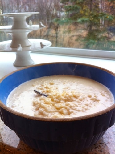 Rice Pudding with Candied Ginger and Cinnamon