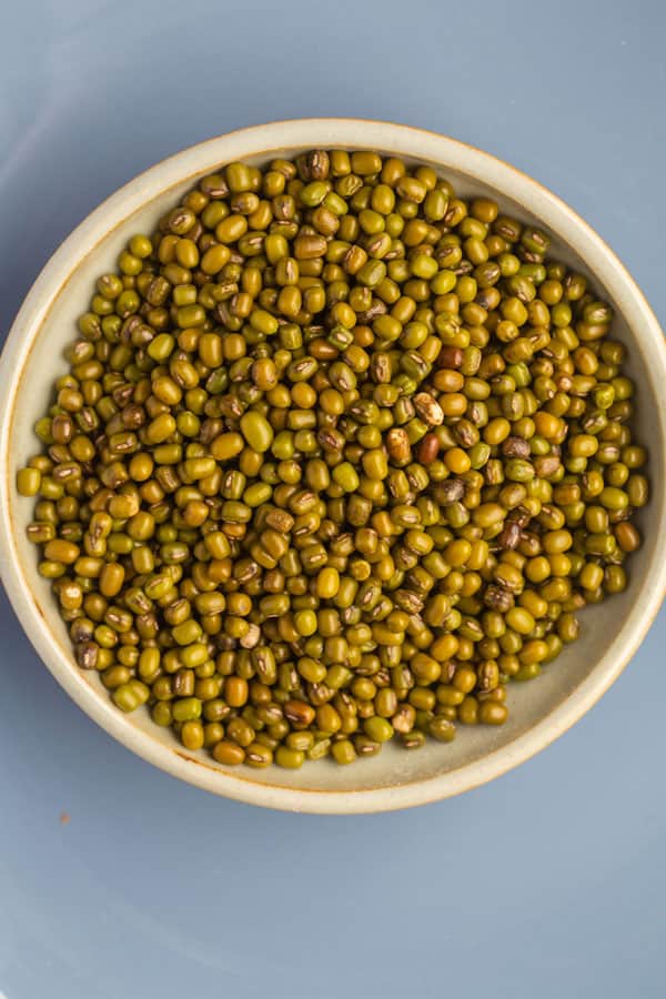 Bowl of mung beans