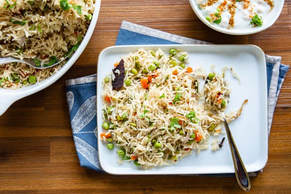 Spring Vegetable Pulao