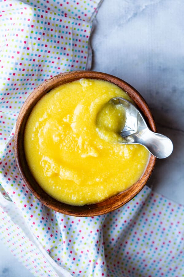 A bowl of ghee