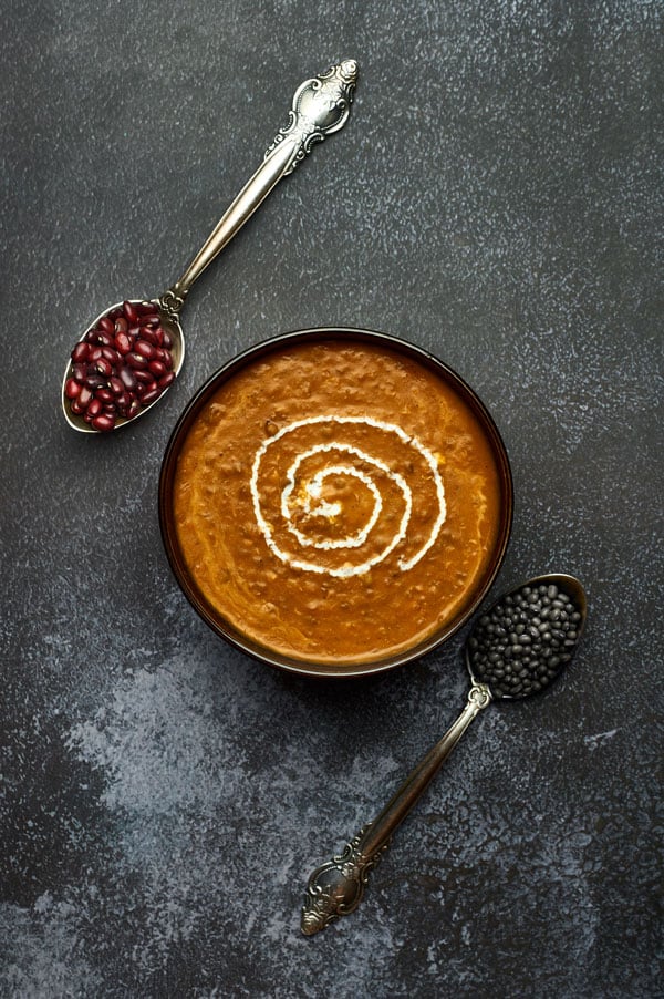 bowl of dal makhani