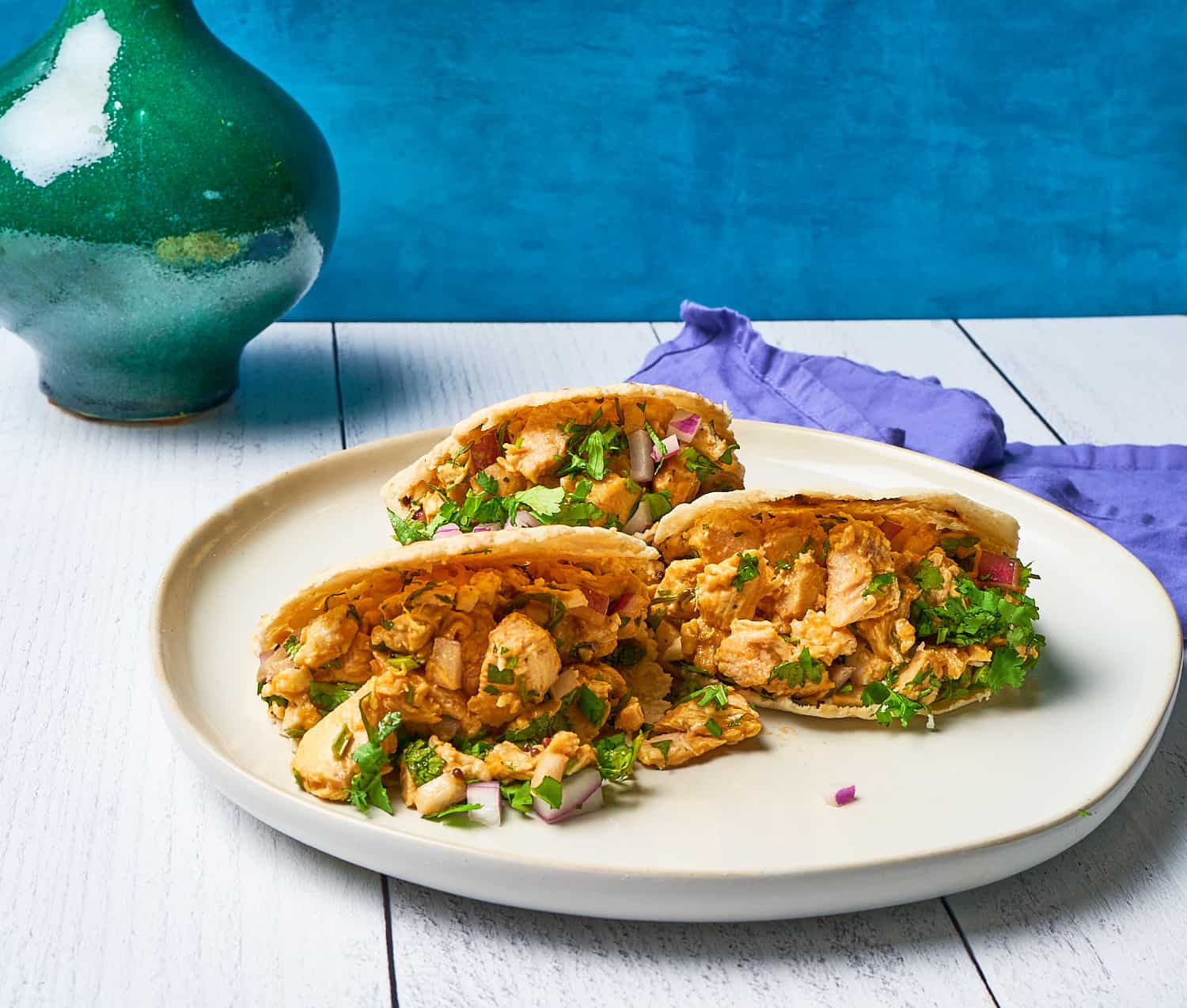 Coconut Curry Chicken Gorditas