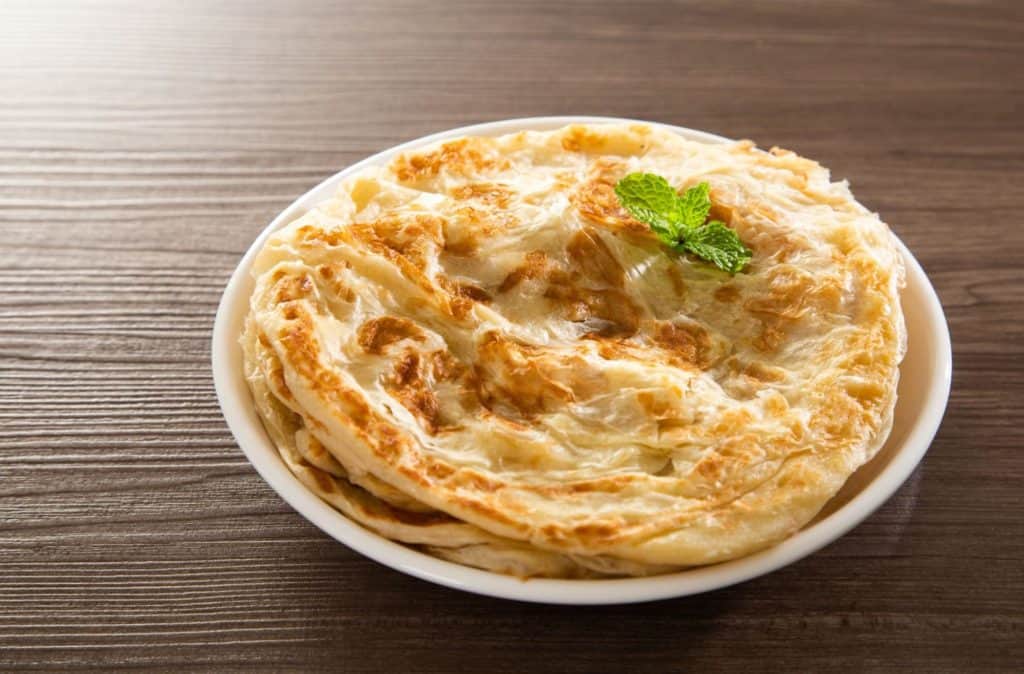 Fluffy naan is one of the most popular bread types in India