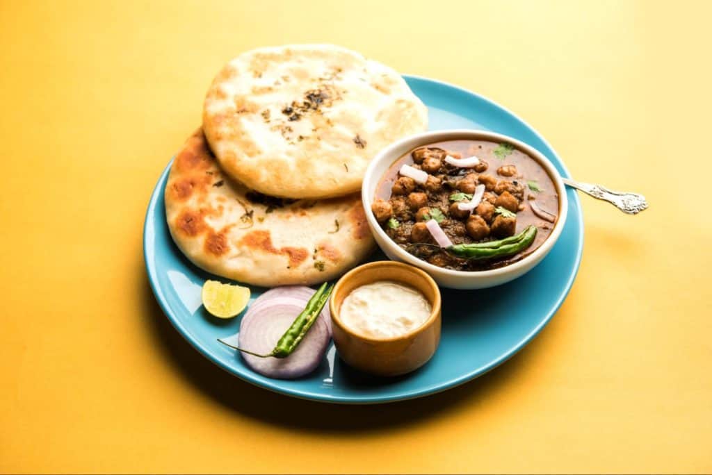 Kulcha, a crispy Indian bread