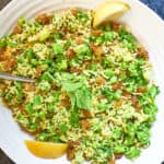 Lemony Rice and Pea Salad