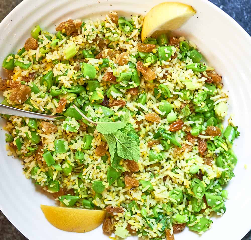 Lemony Rice and Pea Salad Sukhi's