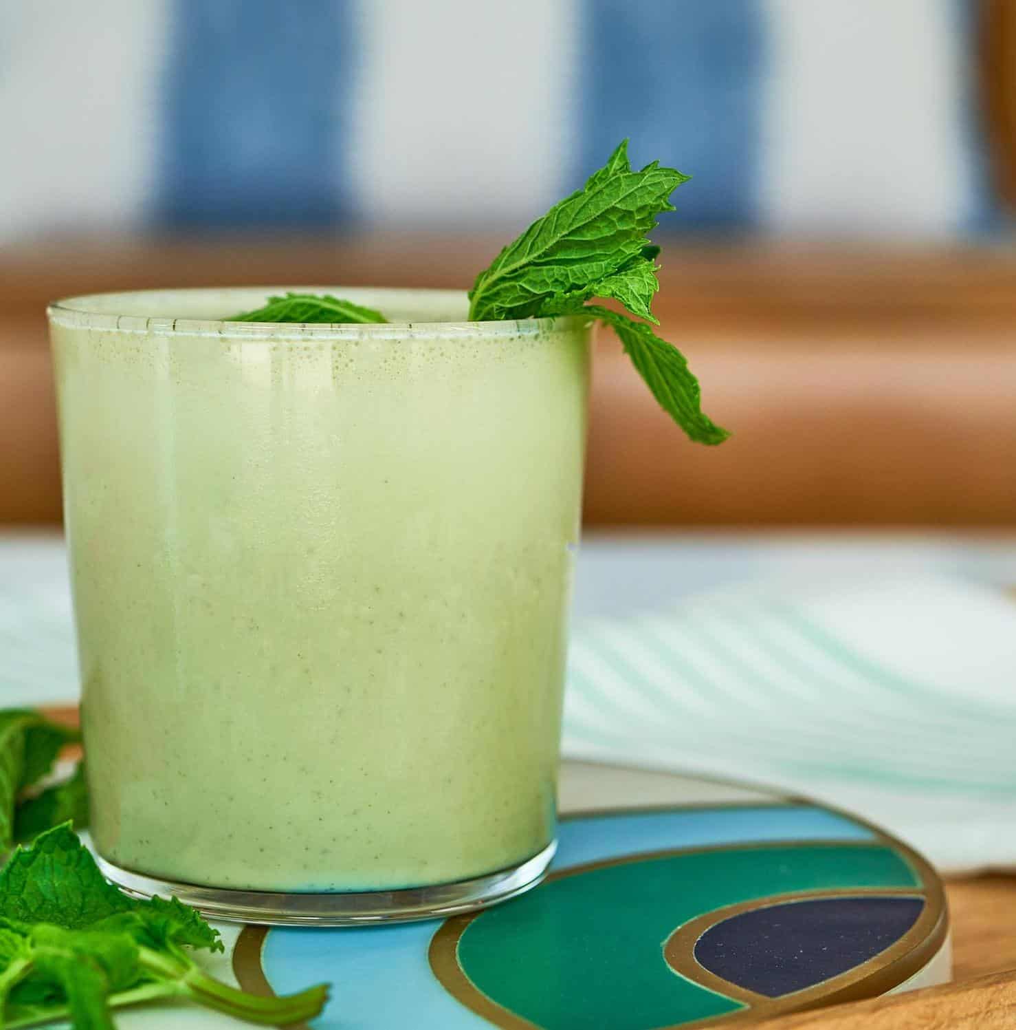 Mint Lassi Yogurt Mint Smoothie Recipe