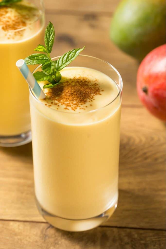 refreshing mango lassi