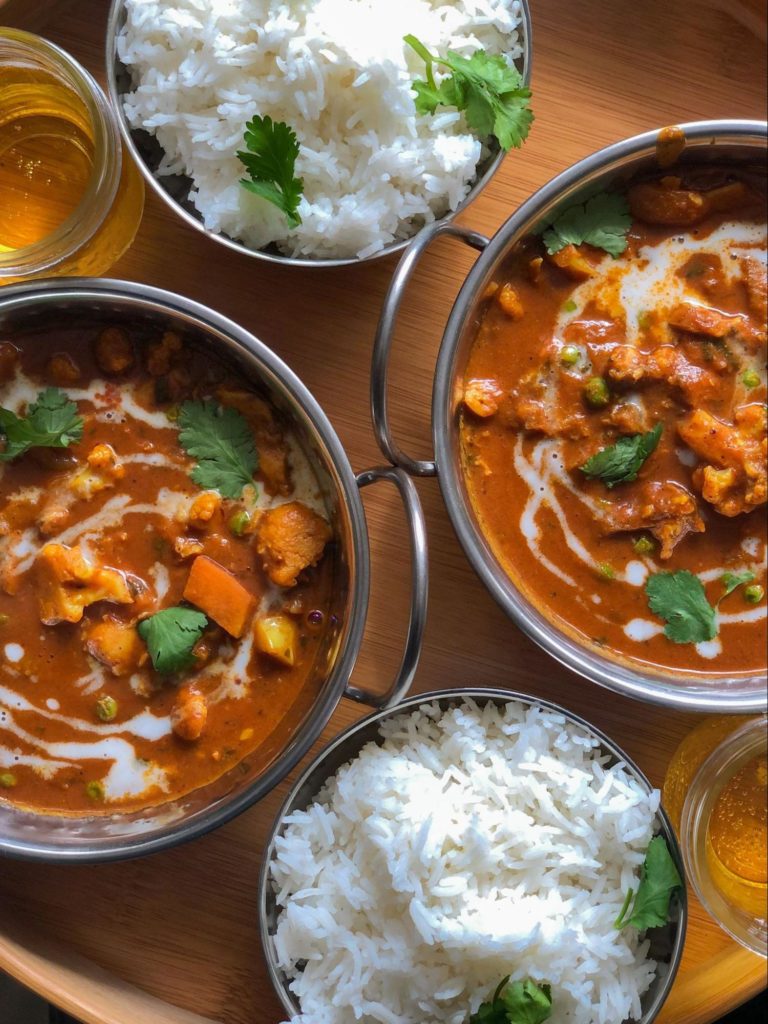 Easy Indian Dish Curry and Rice