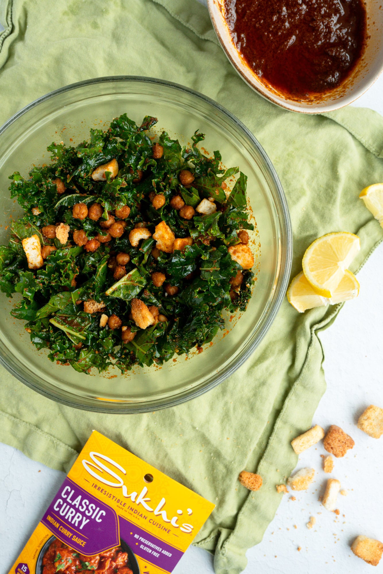 Sukhis Kale Chickpea Salad Sukhis