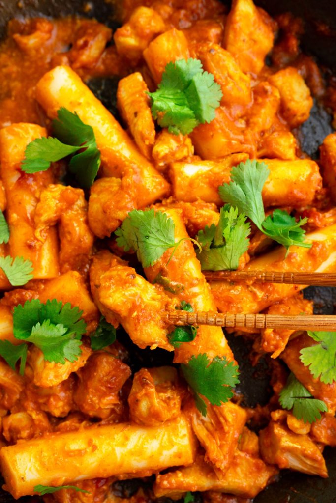 Butter Chicken Tteokbokki | Sukhi's Gourmet Indian Foods